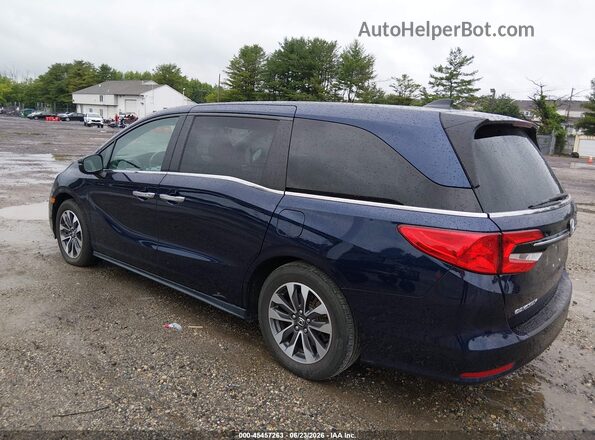 5FNRL6H76MB037600 2021 HONDA ODYSSEY Dark Blue Задня ліва чверть
