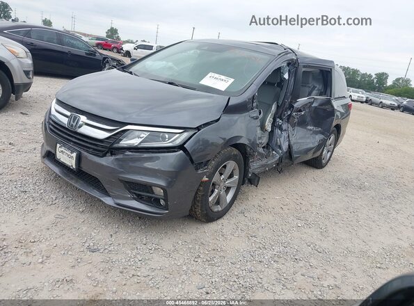 5FNRL6H77JB008926 2018 HONDA ODYSSEY Gray Передня ліва чверть