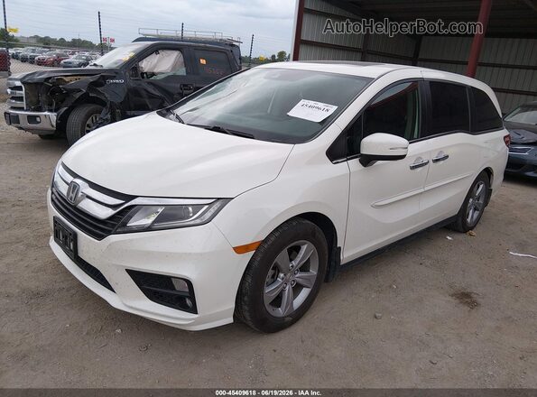 5FNRL6H77JB084498 2018 HONDA ODYSSEY White Przód lewy