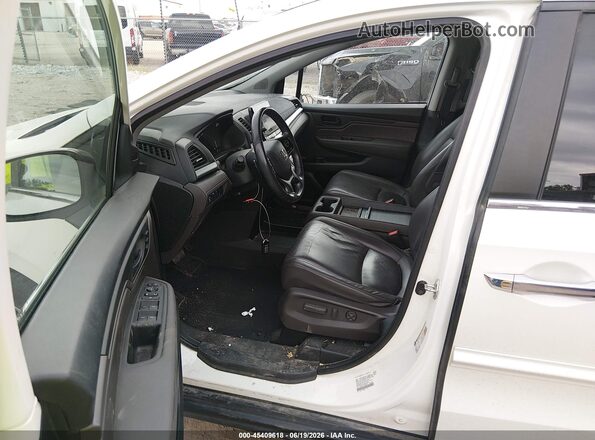 5FNRL6H77JB084498 2018 HONDA ODYSSEY White Widok wnętrza z przodu