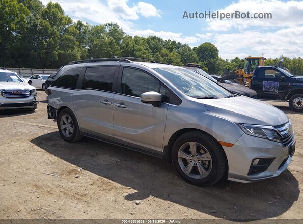 5FNRL6H77KB121129 2019 HONDA ODYSSEY Silver Rear interior view