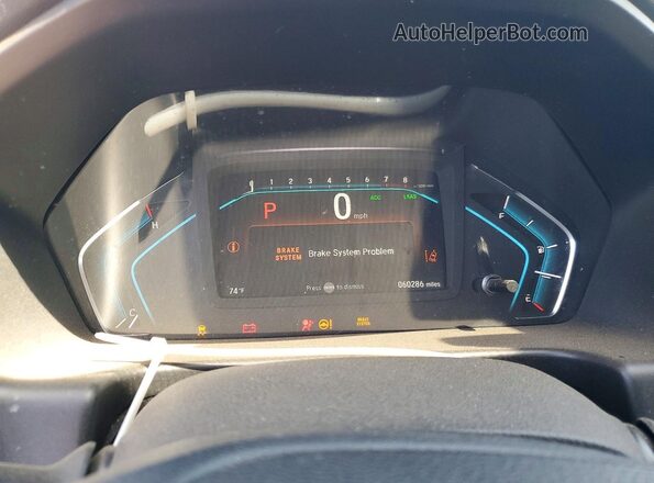5FNRL6H77KB121907 2019 HONDA ODYSSEY Maroon Вид щитка приладів