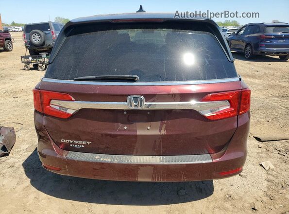 5FNRL6H77KB121907 2019 HONDA ODYSSEY Maroon Вид ззаду