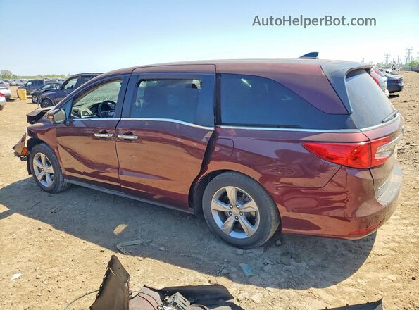 5FNRL6H77KB121907 2019 HONDA ODYSSEY Maroon Задня ліва чверть