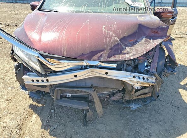 5FNRL6H77KB121907 2019 HONDA ODYSSEY Maroon Вид підкапотного простору