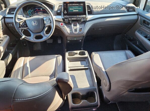 5FNRL6H77KB137105 2019 HONDA ODYSSEY Gray Dashboard view