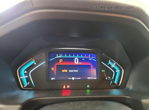 5FNRL6H77LB008721 2020 HONDA ODYSSEY Silver Widok zestawu wskaźników