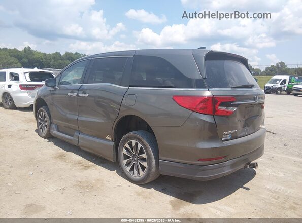 5FNRL6H77MB030719 2021 HONDA ODYSSEY Brown Tył lewy
