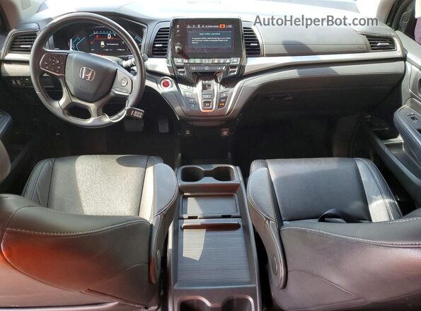5FNRL6H77NB010214 2022 HONDA ODYSSEY Black Вид панелі приладів