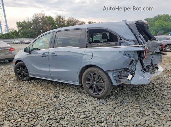 5FNRL6H77RB065445 2024 HONDA ODYSSEY Синий Задняя левая четверть