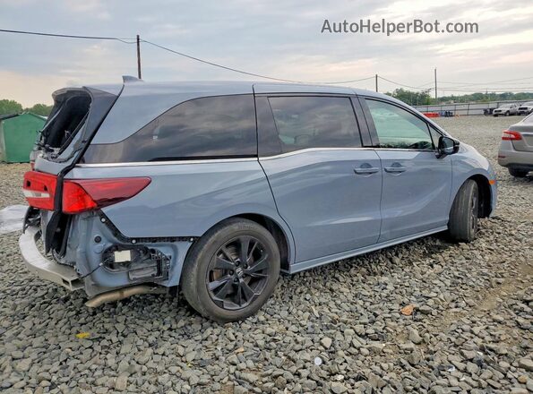 5FNRL6H77RB065445 2024 HONDA ODYSSEY Синий Задняя правая четверть