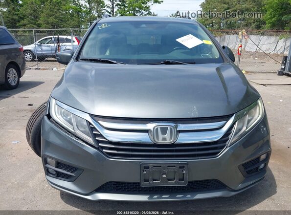 5FNRL6H78JB006683 2018 HONDA ODYSSEY Gray Vista del cuadro de instrumentos