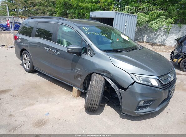 5FNRL6H78JB006683 2018 HONDA ODYSSEY Gray Vista frontal