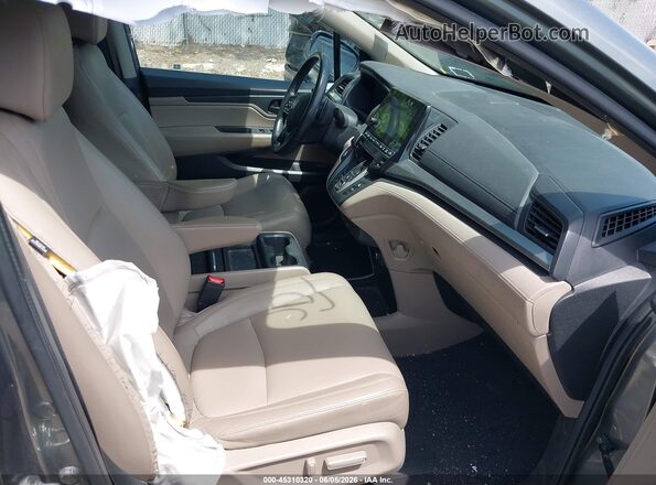 5FNRL6H78JB006683 2018 HONDA ODYSSEY Gray Vista interior delantera