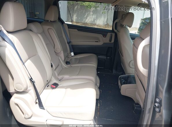 5FNRL6H78JB006683 2018 HONDA ODYSSEY Gray Vista de la etiqueta del VIN