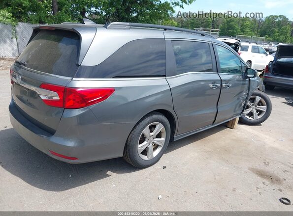 5FNRL6H78JB006683 2018 HONDA ODYSSEY Gray Trasero derecho