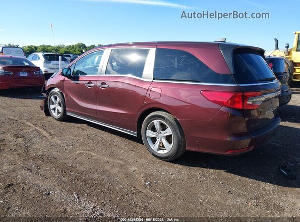5FNRL6H78JB013701 2018 HONDA ODYSSEY Maroon Tył lewy