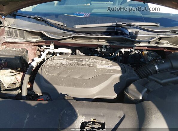5FNRL6H78JB013701 2018 HONDA ODYSSEY Maroon Widok z tyłu