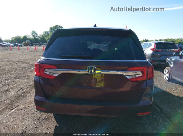 5FNRL6H78JB013701 2018 HONDA ODYSSEY Maroon 