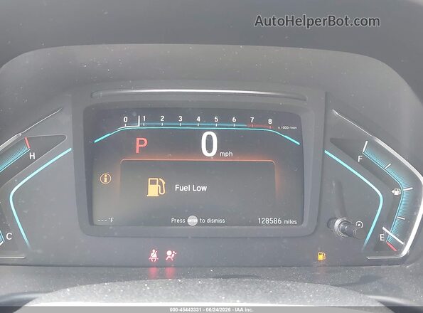5FNRL6H78JB064938 2018 HONDA ODYSSEY Silver უკანა სავარძლების ხედი