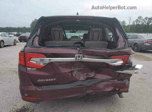 5FNRL6H78JB072151 2018 HONDA ODYSSEY Maroon Вид ззаду