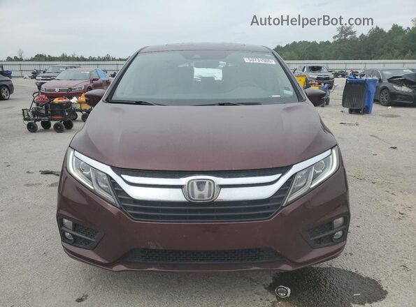 5FNRL6H78JB072151 2018 HONDA ODYSSEY Maroon Вид спереду