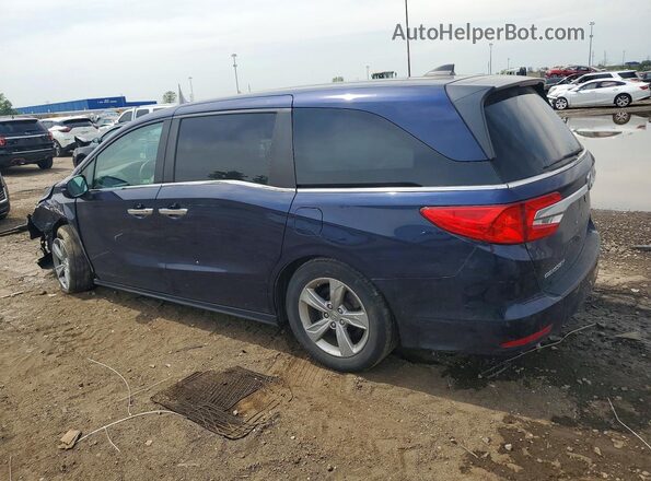 5FNRL6H78JB100675 2018 HONDA ODYSSEY Blue უკანა მარცხენა
