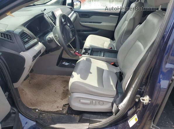5FNRL6H78JB100675 2018 HONDA ODYSSEY Blue წინა სალონის ხედი