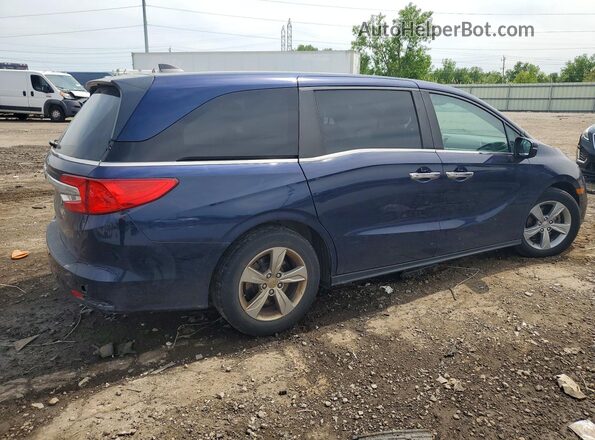 5FNRL6H78JB100675 2018 HONDA ODYSSEY Blue უკანა მარჯვენა