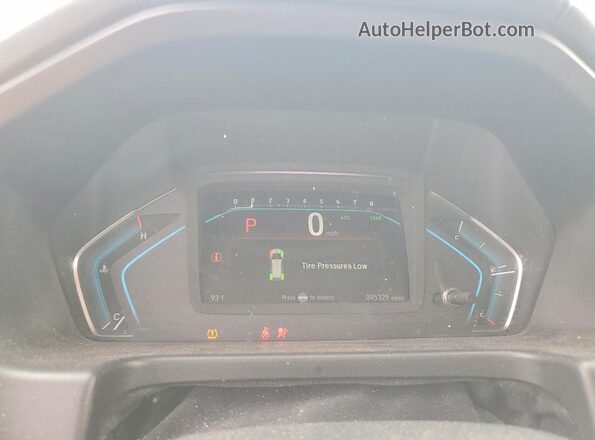 5FNRL6H78JB100675 2018 HONDA ODYSSEY Blue ხელსაწყოთა პანელის ხედი