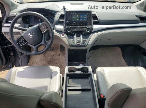 5FNRL6H78JB100675 2018 HONDA ODYSSEY Blue წინა პანელის ხედი