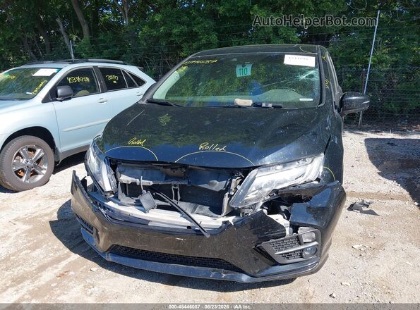 5FNRL6H78JB108369 2018 HONDA ODYSSEY Black Դիմացի տեսք