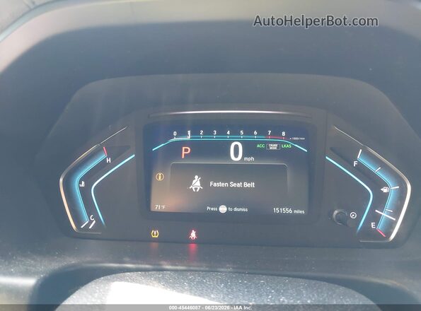 5FNRL6H78JB108369 2018 HONDA ODYSSEY Black Հետևի նստատեղերի տեսք