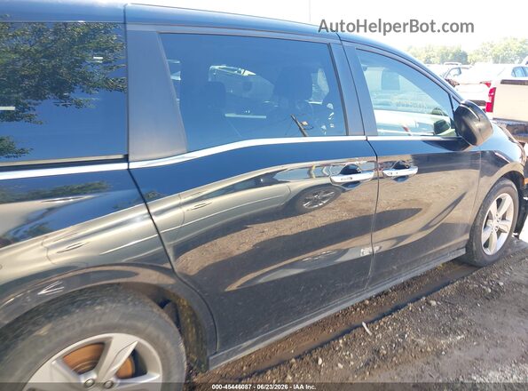 5FNRL6H78JB108369 2018 HONDA ODYSSEY Black Սալոնի հետևի տեսք