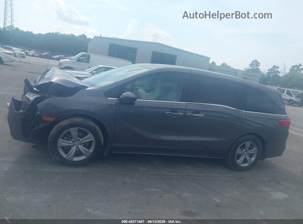 5FNRL6H78KB017667 2019 HONDA ODYSSEY Gray Rear interior view