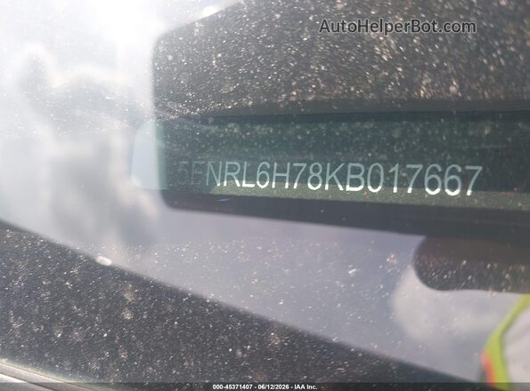 5FNRL6H78KB017667 2019 HONDA ODYSSEY Gray Engine compartment view