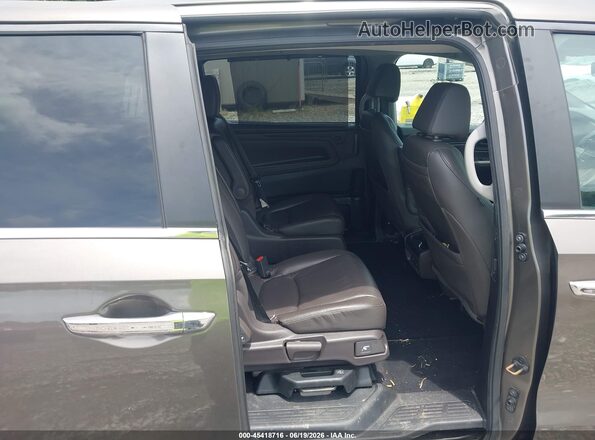 5FNRL6H78KB040799 2019 HONDA ODYSSEY Brown VIN კოდის სტიკერის ხედი