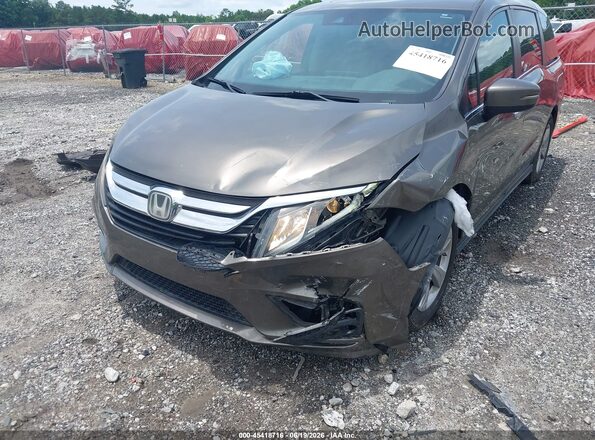 5FNRL6H78KB040799 2019 HONDA ODYSSEY Brown წინა ხედი