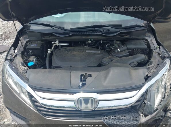 5FNRL6H78KB040799 2019 HONDA ODYSSEY Brown უკანა ხედი