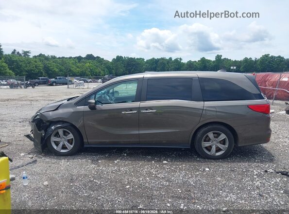 5FNRL6H78KB040799 2019 HONDA ODYSSEY Brown სალონის 360-გრადუსიანი ხედი