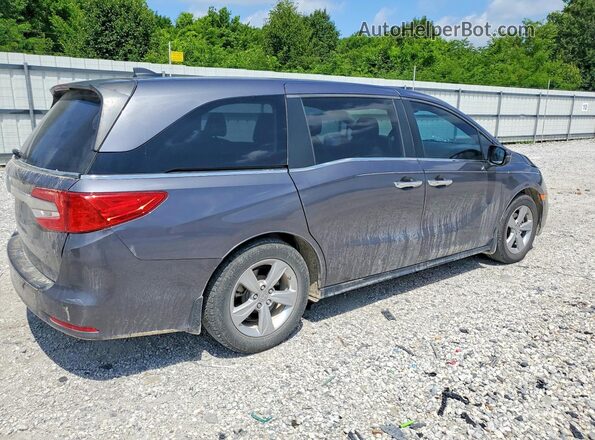 5FNRL6H78KB065928 2019 HONDA ODYSSEY Gray Trasero derecho