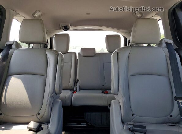 5FNRL6H78KB065928 2019 HONDA ODYSSEY Gray Vista de los asientos traseros