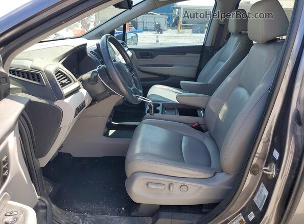 5FNRL6H78KB065928 2019 HONDA ODYSSEY Gray Vista interior delantera