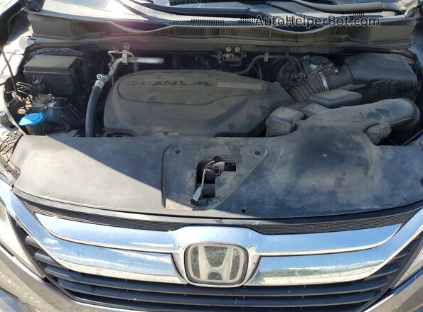 5FNRL6H78KB065928 2019 HONDA ODYSSEY Gray Vista del compartimento del motor