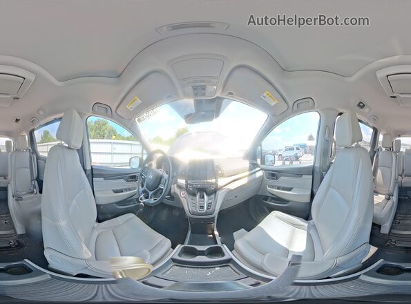 5FNRL6H78KB065928 2019 HONDA ODYSSEY Gray Vista interior de 360 grados