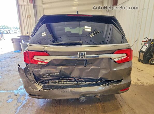 5FNRL6H78KB138506 2019 HONDA ODYSSEY Gray უკანა ხედი