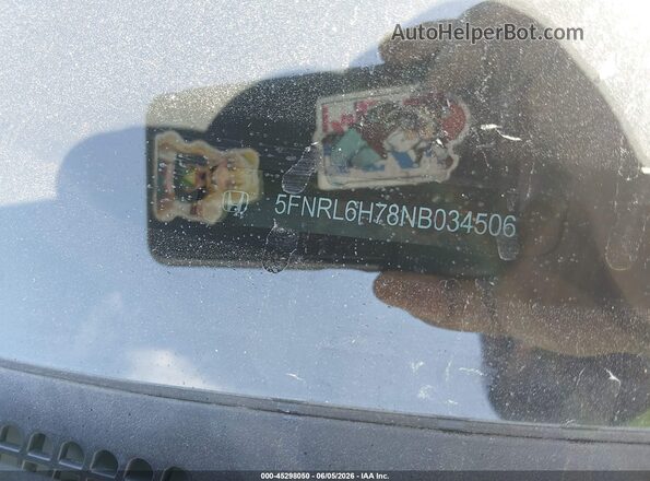 5FNRL6H78NB034506 2022 HONDA ODYSSEY White 