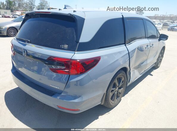 5FNRL6H78RB043390 2024 HONDA ODYSSEY Серый Задняя правая четверть