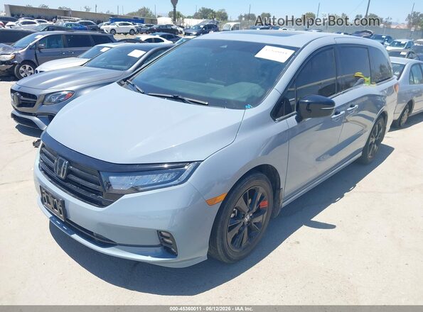 5FNRL6H78RB043390 2024 HONDA ODYSSEY Серый Передняя левая четверть