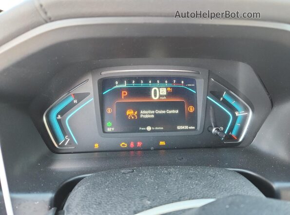 5FNRL6H78RB068998 2024 HONDA ODYSSEY White Instrument cluster view